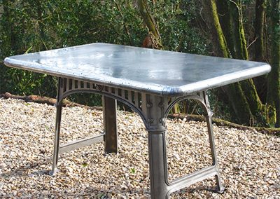 Bespoke Zinc Topped Table