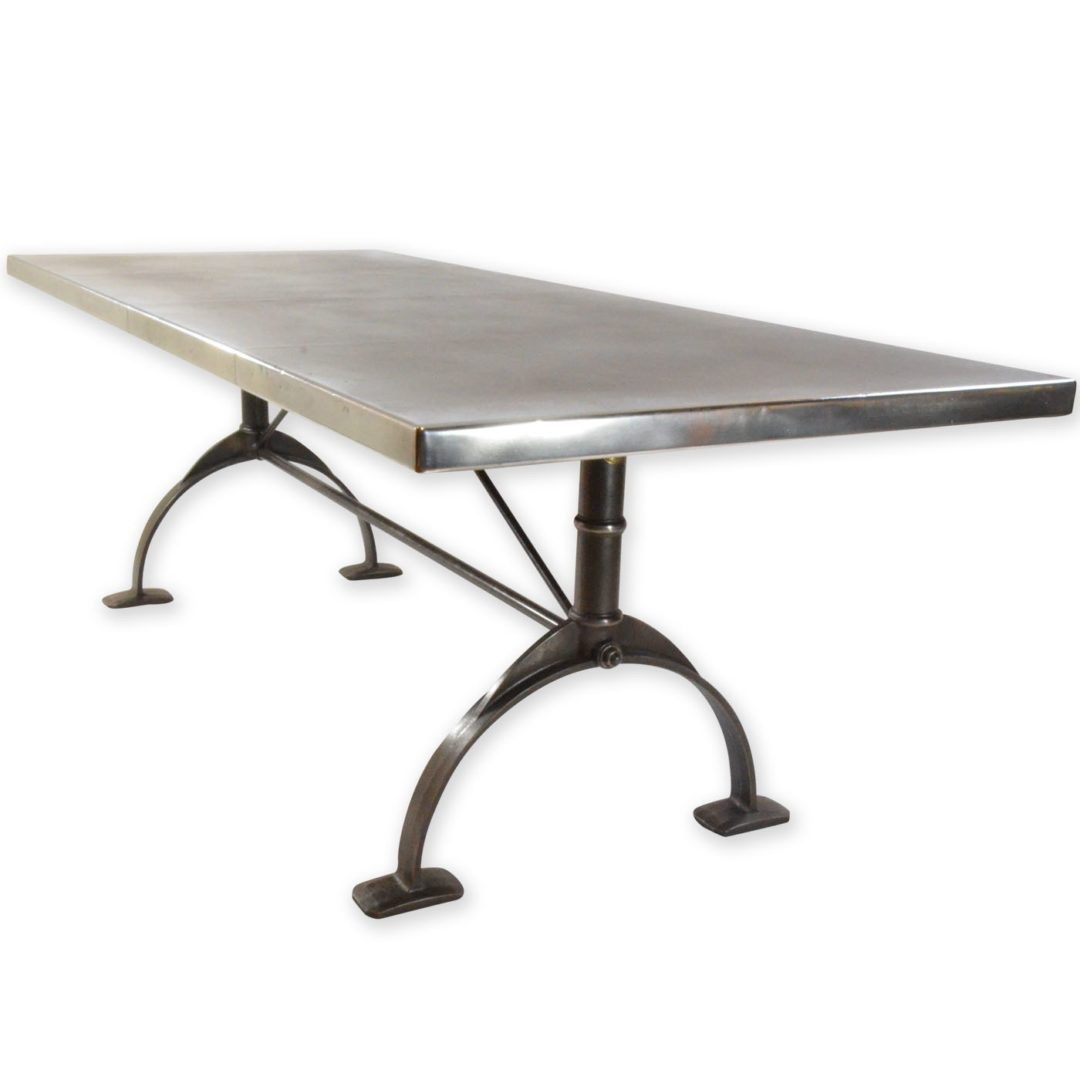 Zinc Top Table Zinc Dining Table Andrew Nebbett Designs