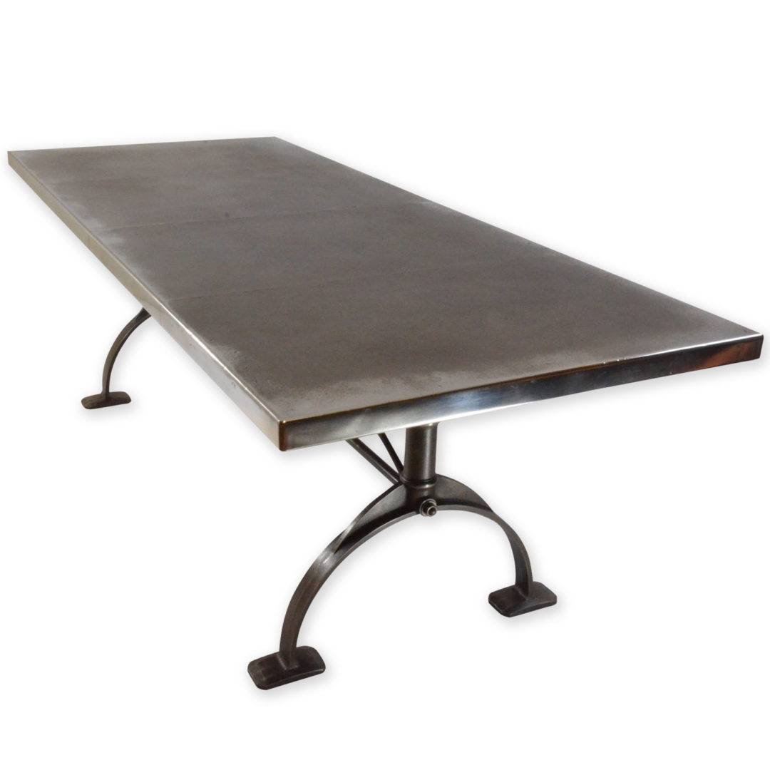 Zinc Top Table Zinc Dining Table Andrew Nebbett Designs