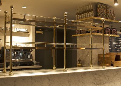 Bespoke Brass Display Installations