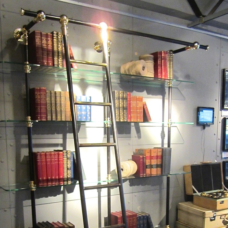 Library Ladders Rolling Library Ladders Andrew Nebbett Designs