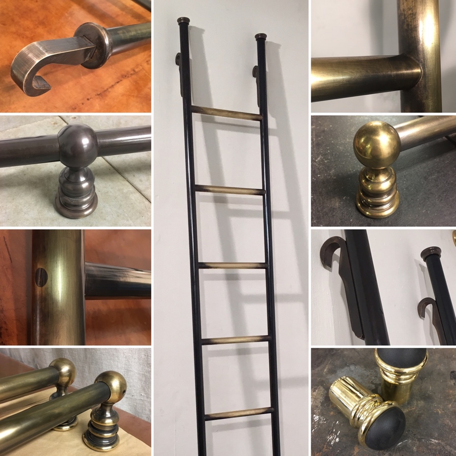 Library Ladders Rolling Library Ladders Andrew Nebbett Designs