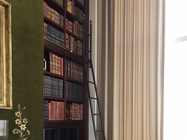 Tall Bespoke Library Ladder