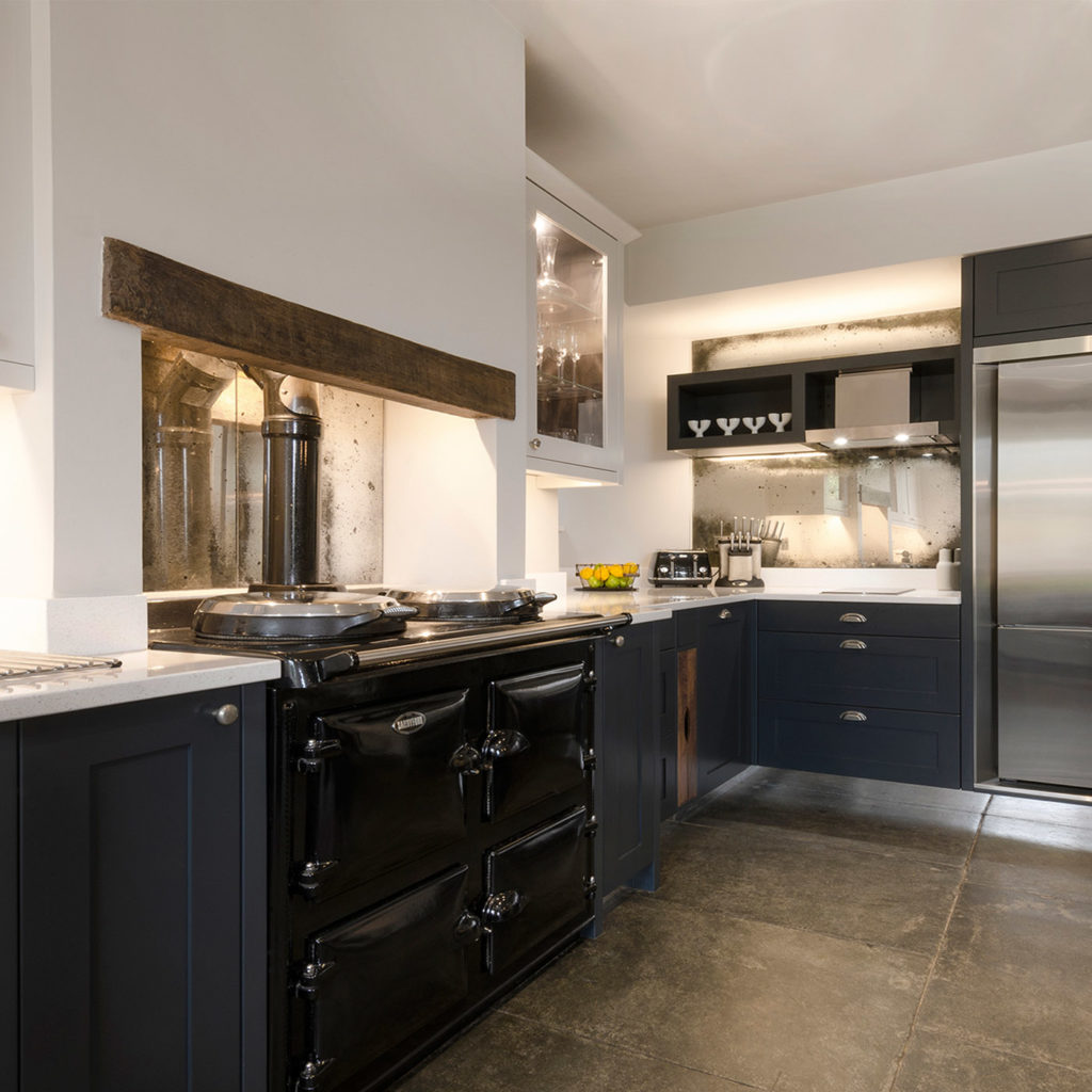 Antique Mirror Glass Panels Hand Patinated Andrew Nebbett Designs