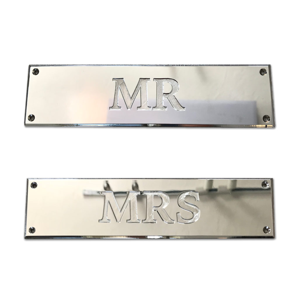 WallMounted Hook Rail Name Plate Set Andrew Nebbett Designs