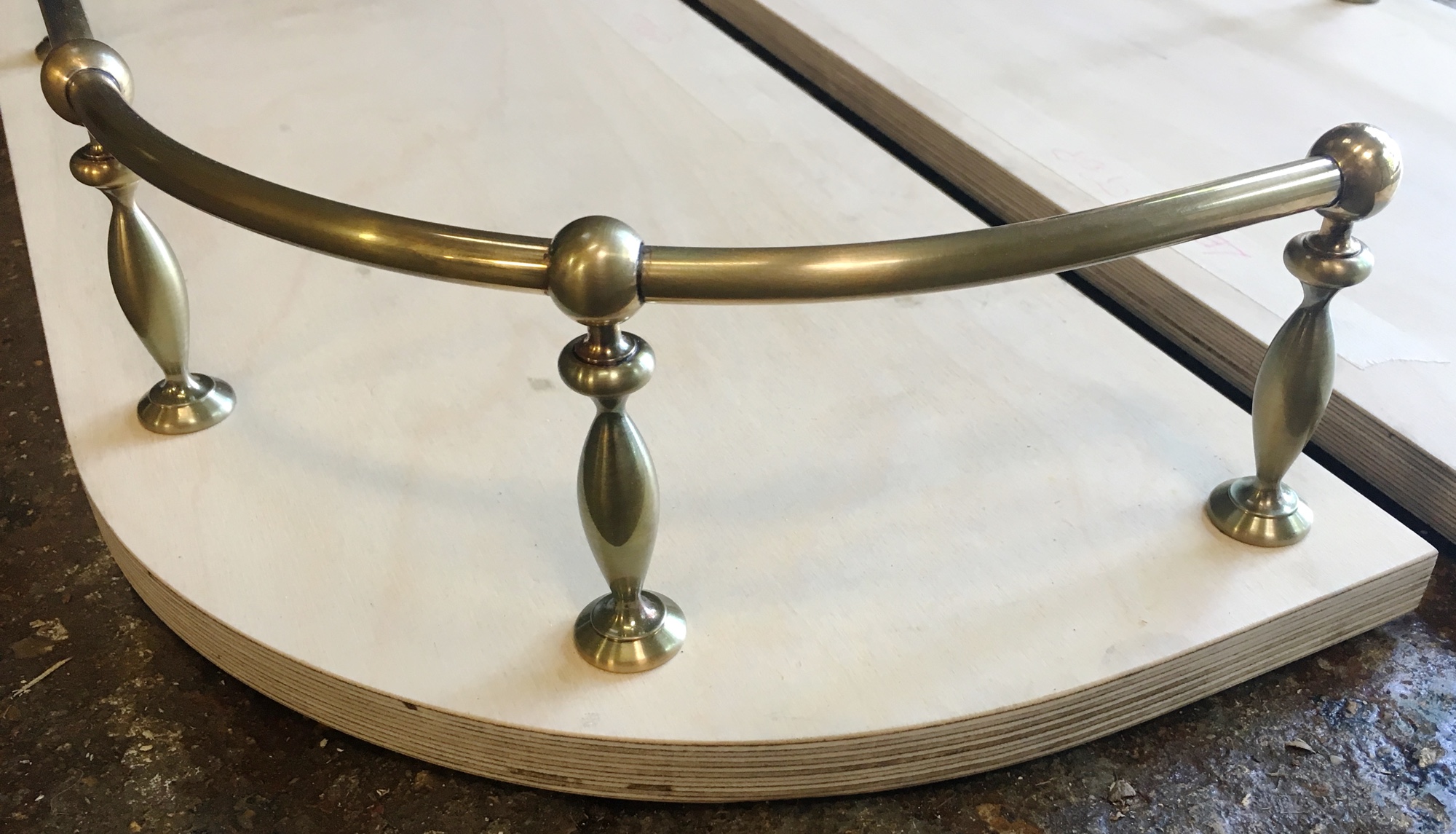 Custom Made Gallery Rails, Bespoke Fiddle Rails