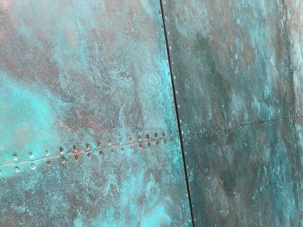 Verdigris Copper Clad Doors