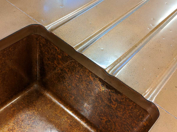 Bespoke Made-To-Measure Aged Copper Kitchen Worktops
