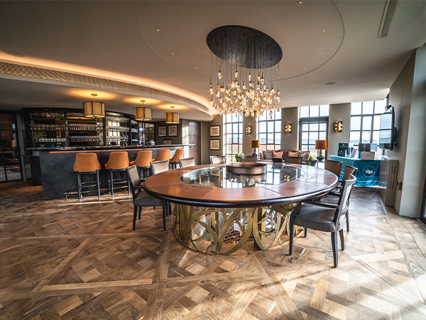 Bespoke and Decorative Antique Brass Boardroom Table