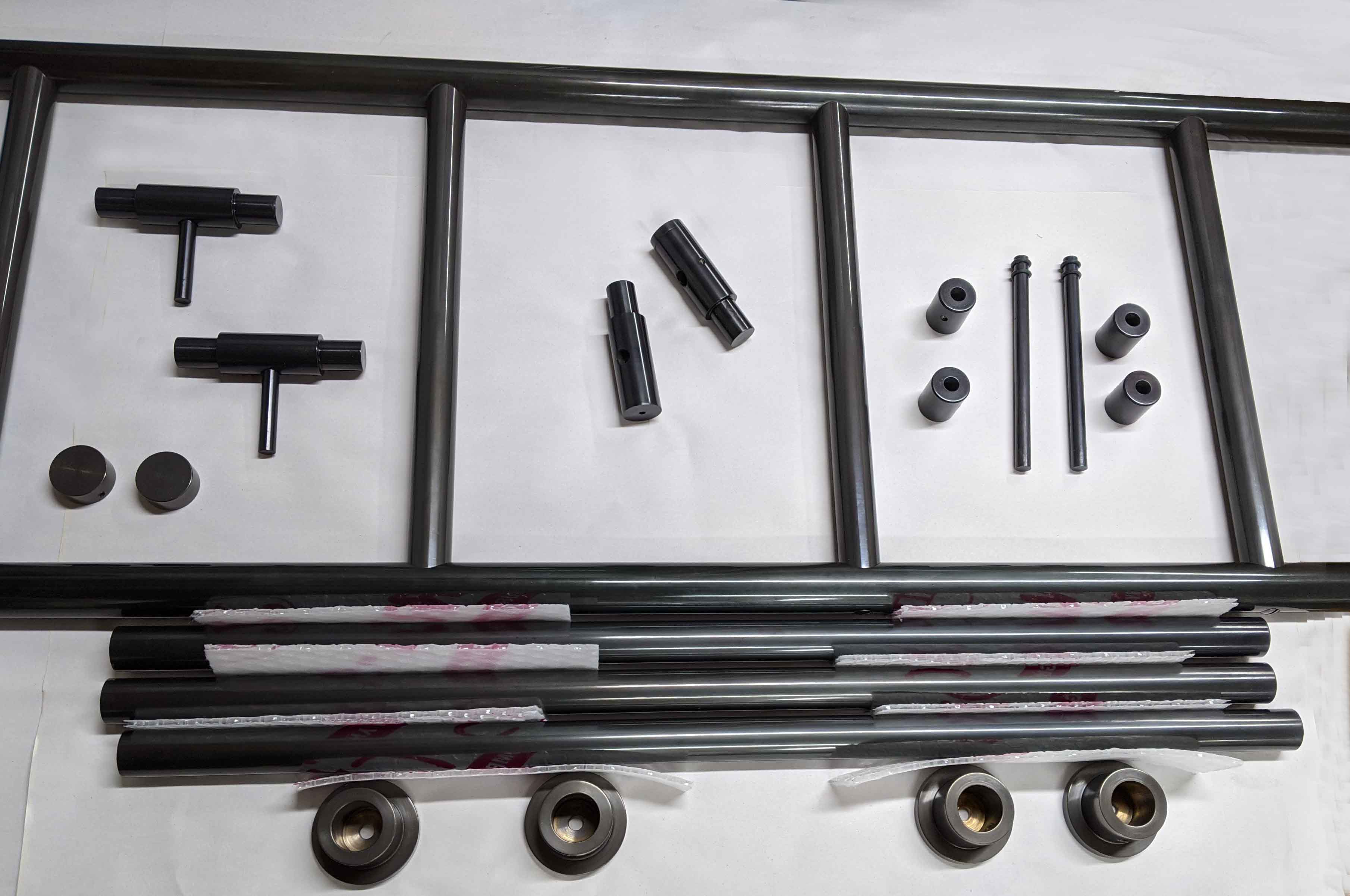 CustomMade Contemporary Telescopic Library Ladder Andrew Nebbett Designs