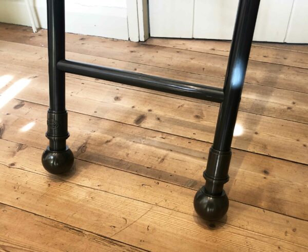 Custom-Made Contemporary Telescopic Library Ladder - Andrew Nebbett Designs